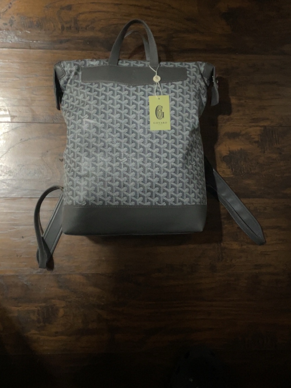 Goyard Gray Canvas Backpack - Goyard